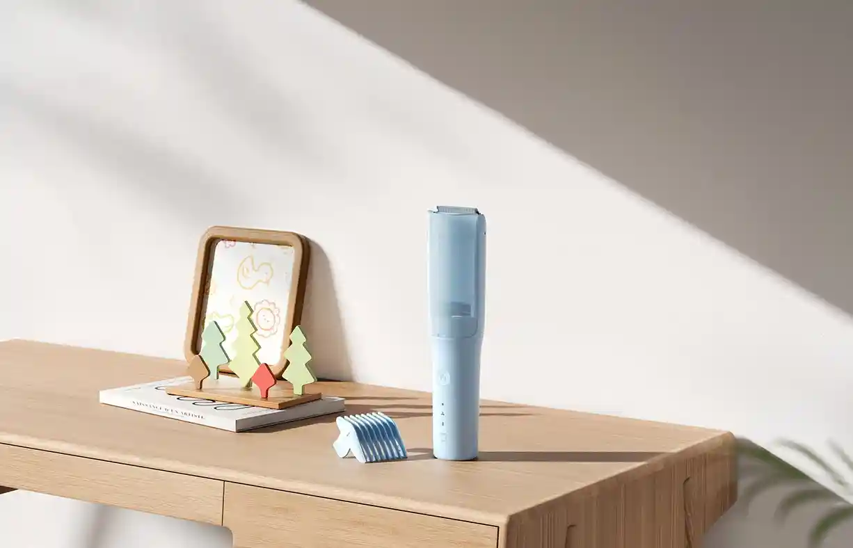 Xiaomi Mijia Kids Hair Clipper ceramic blade close-up