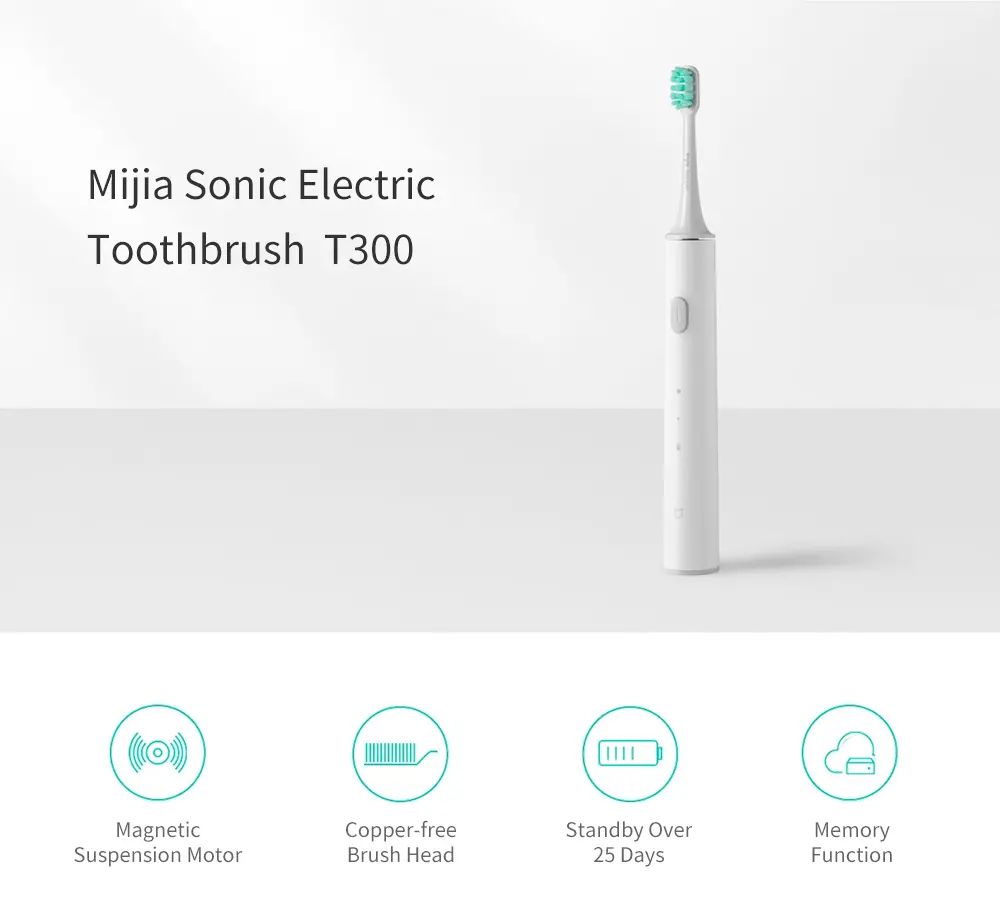 Xiaomi Mijia T300 Electric Toothbrush high-frequency vibration