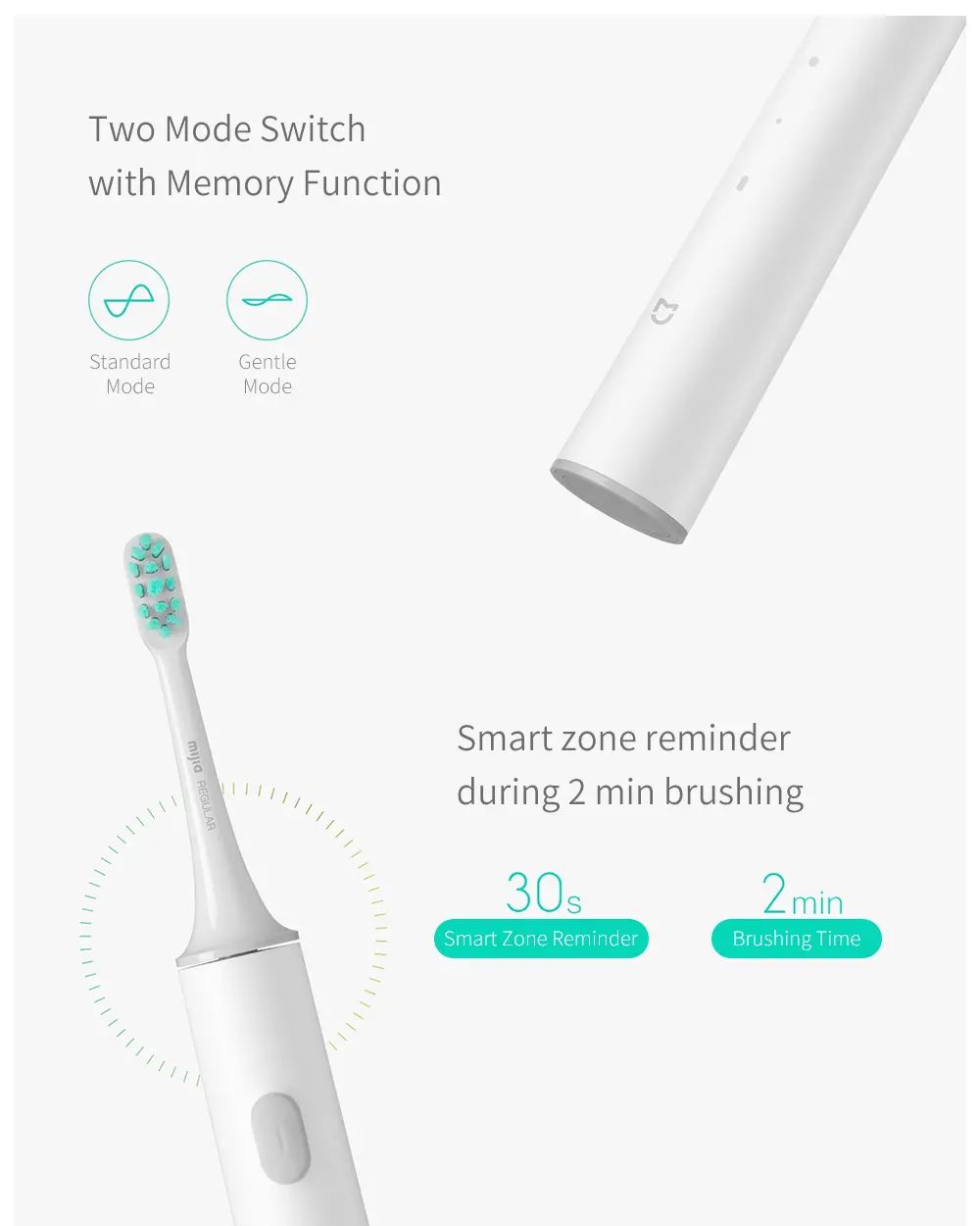 Xiaomi Mijia T300 Electric Toothbrush IPX7 waterproof