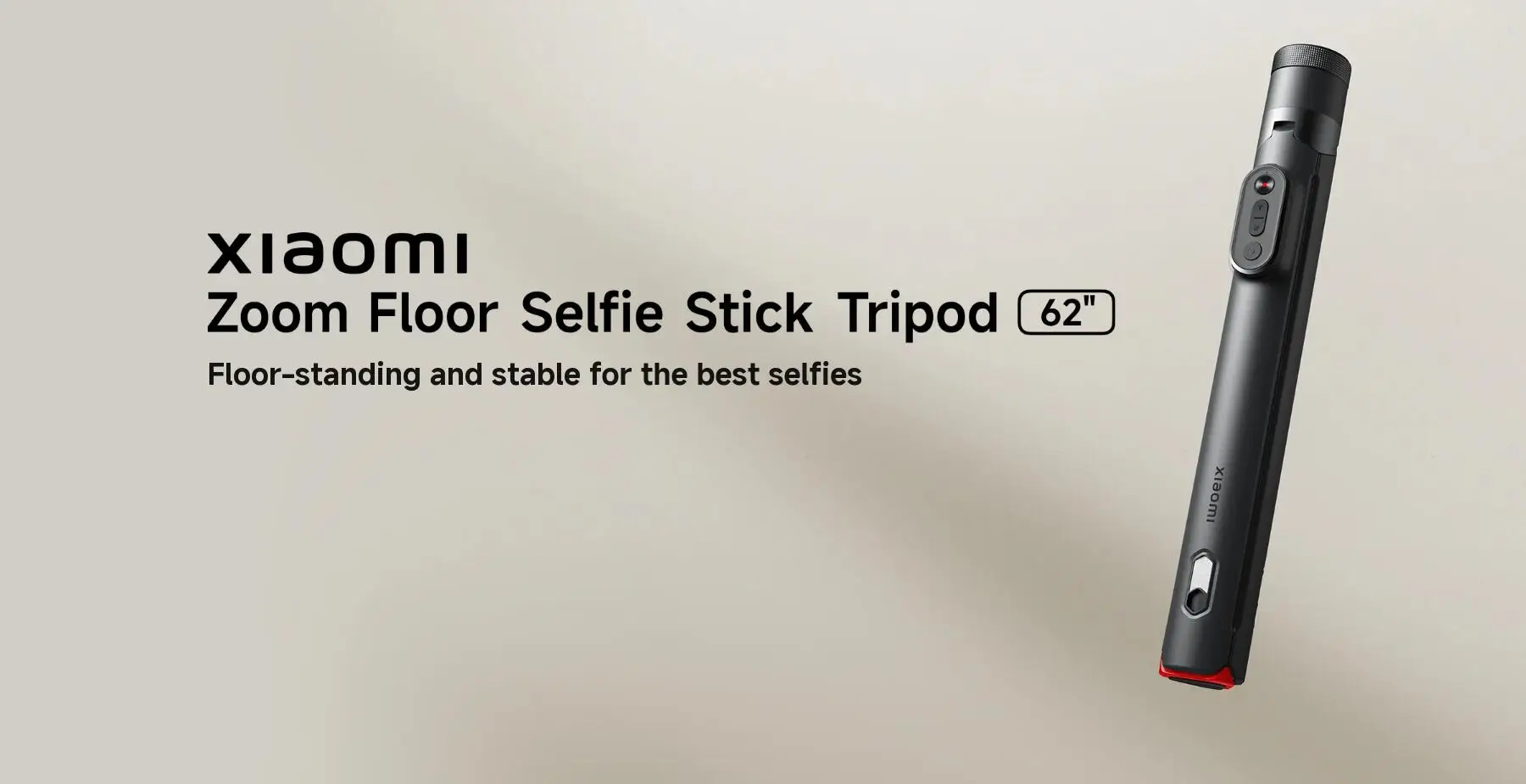 Xiaomi Zoom Floor Standing Selfie Stick Tripod 62-inch Bluetooth Monopod for Photography and Video