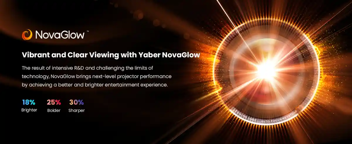 Yaber Projector K3 built-in Google TV entertainment hub