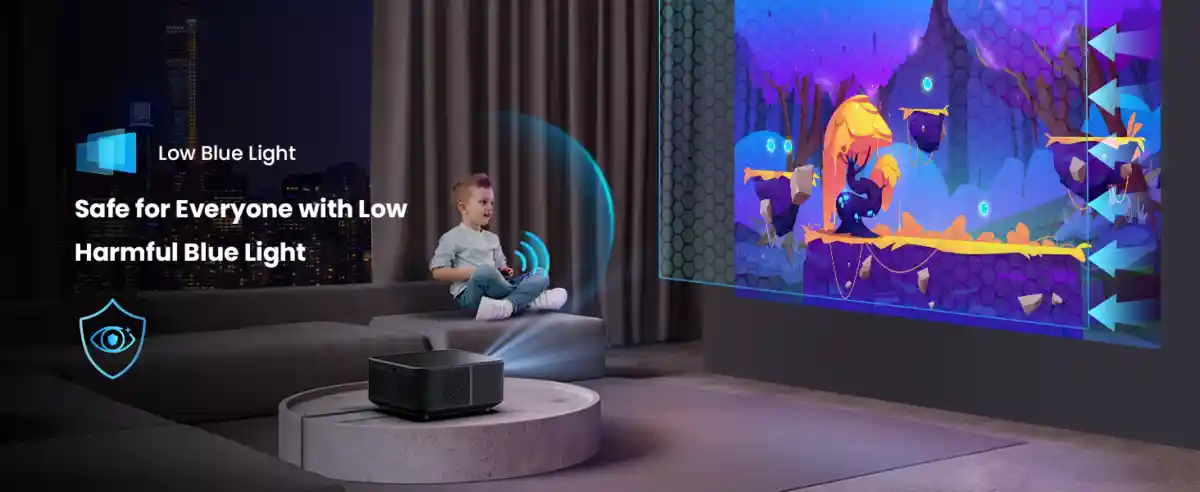 Yaber Projector K3 Wi-Fi 6 Bluetooth 5.0 connectivity