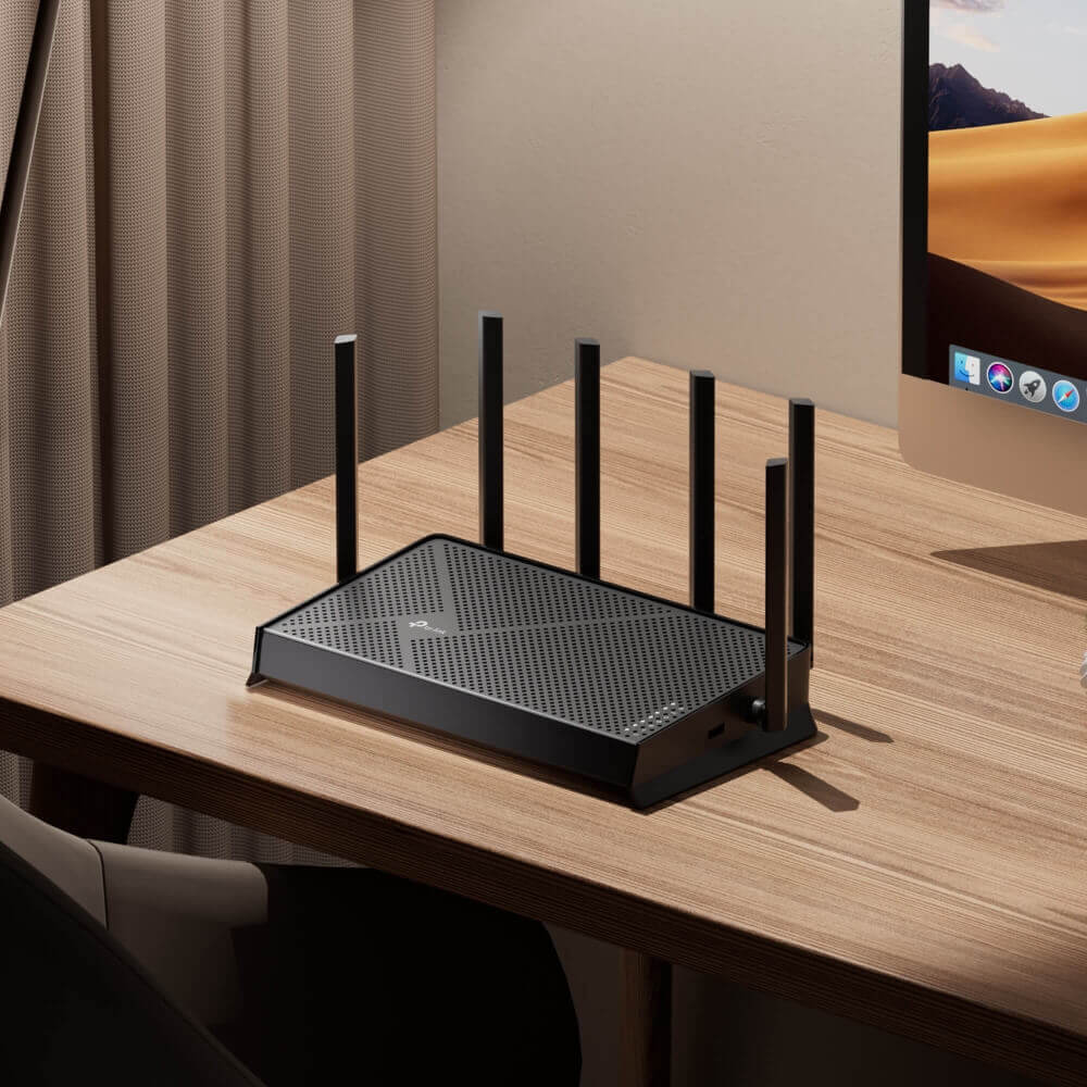 TP-Link Archer BE400 BE6500 Dual-Band Wi-Fi 7 Router