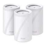TP-Link Deco BE65 BE11000 Tri-Band WiFi 7 Mesh Router (3-Pack)