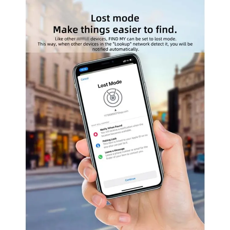 Compact Awei P50 GPS Smart Tracker for wallets and valuables