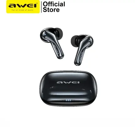 Awei T230 ANC Pro Wireless Earbuds with Active Noise Cancelling for travel and work