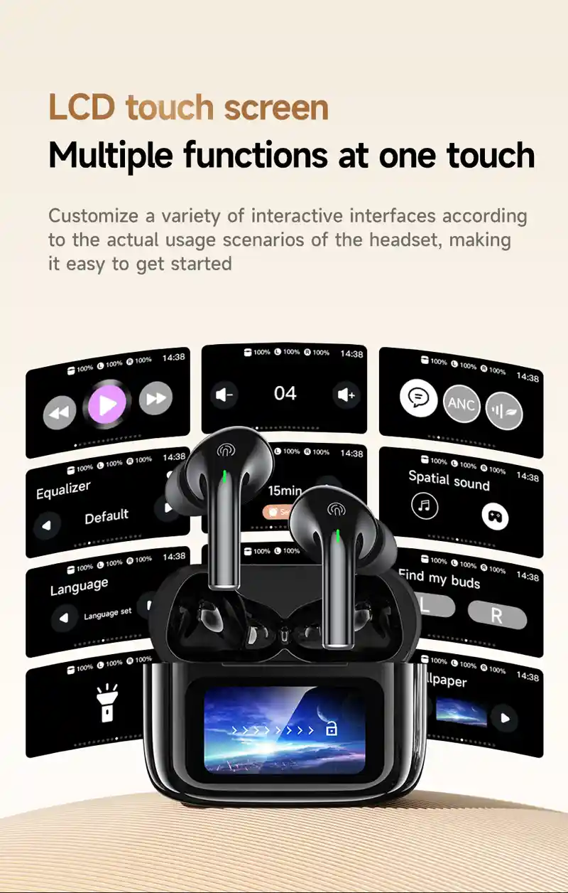 AWEI TP29 ANC Bluetooth 6.0 earbuds with stable low latency connection