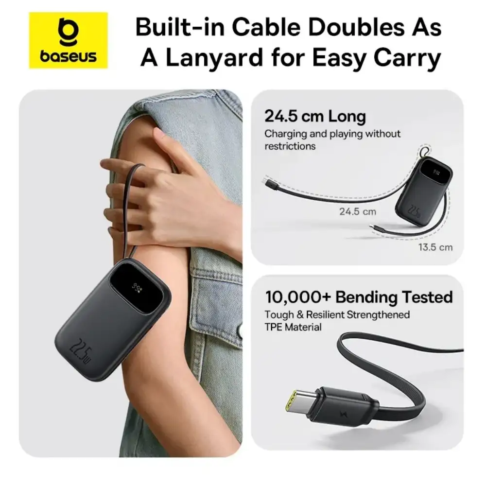 Baseus EnerFill FC31 20000mAh Power Bank 22.5W digital display