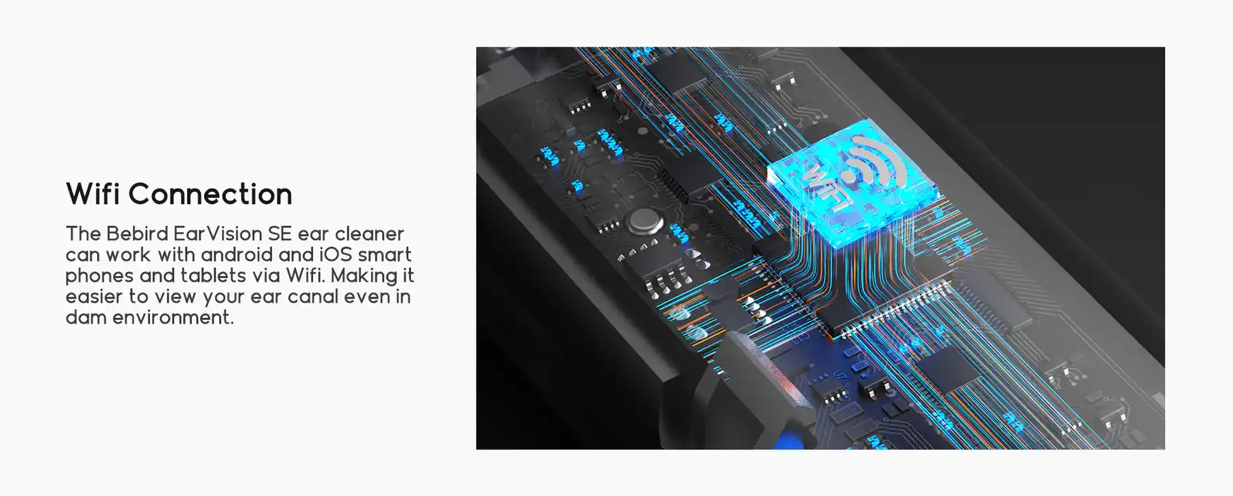 Bebird R1 Wireless Ear Wax Removal device for family use