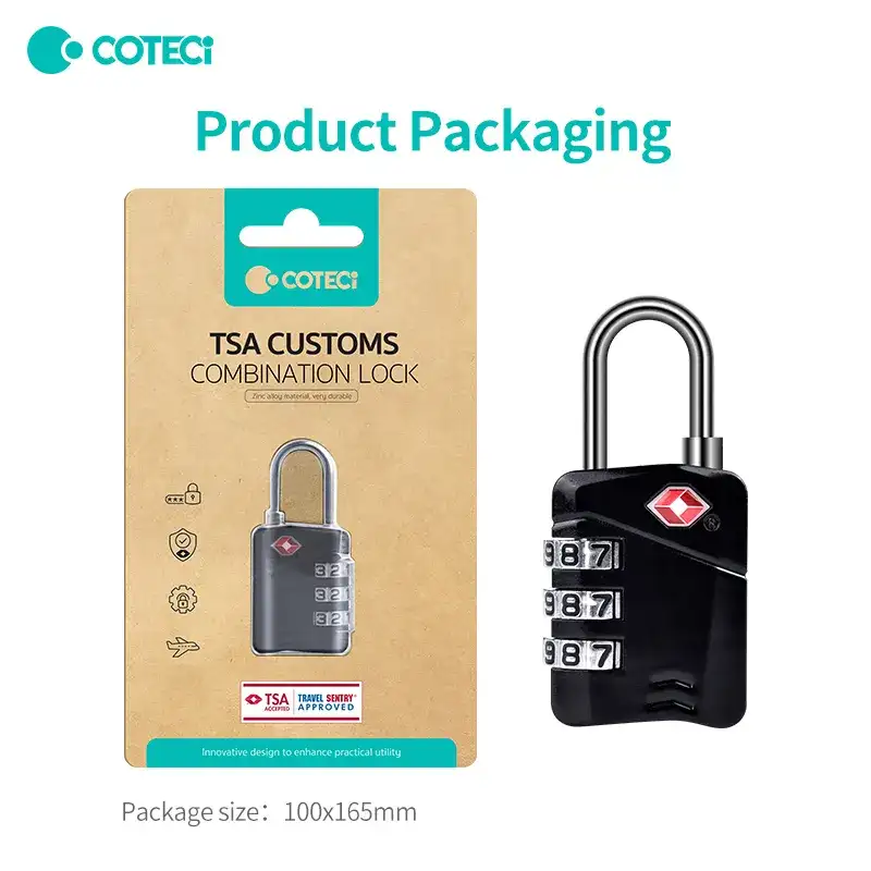 Coteci TR-006 TSA Approved Combination Lock for suitcases