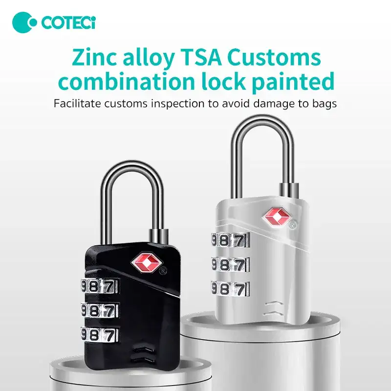 Coteci TSA Customs Lock TR-006 with 3-digit combination code