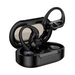 Hoco EQ29 Rhyme Earhook TWS Earbuds in black for workouts and daily use