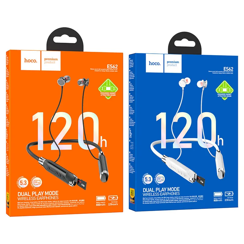 Hoco ES62 wireless neckband with TF card playback support