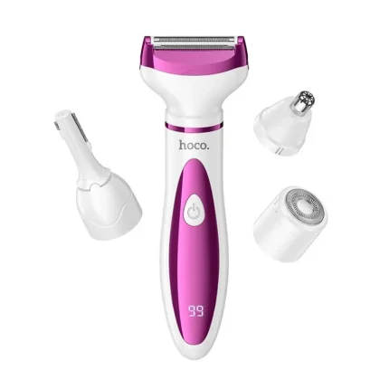 Hoco HP80 4-in-1 Ladies Trimmer with digital battery display and travel lock