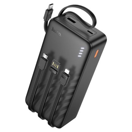 Hoco J146B Night Tide 30000mAh power bank with 4 built-in charging cables