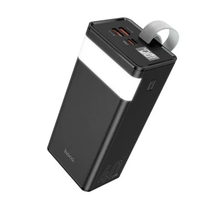 Hoco J86 Powermaster 40000mAh power bank with LED digital display front view