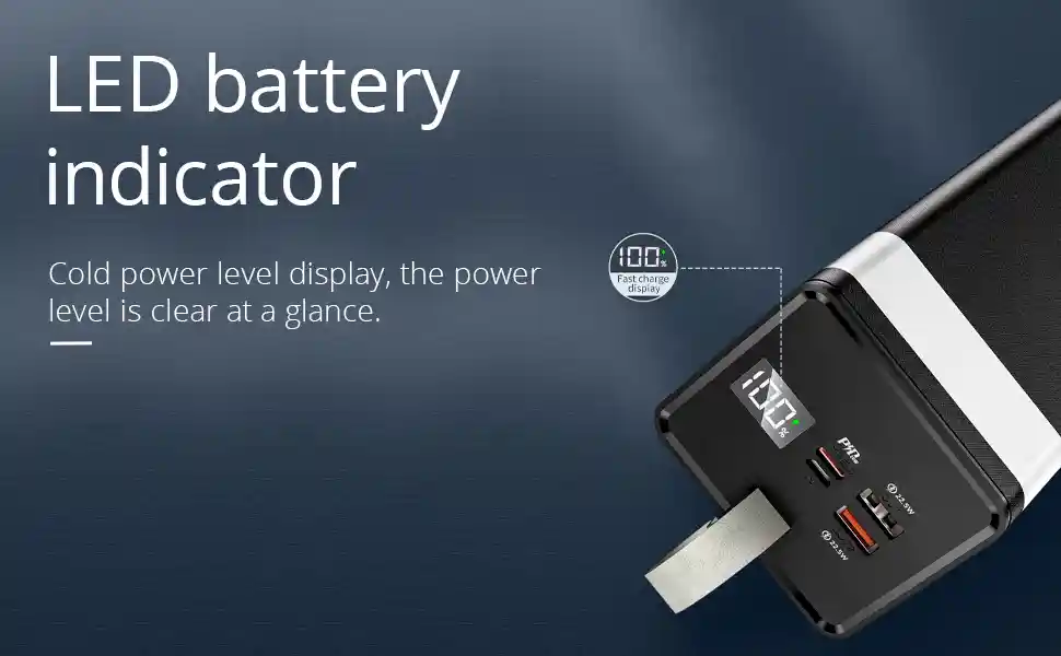 Hoco J86 40000mAh fast charging power bank 22.5W USB output in Bangladesh