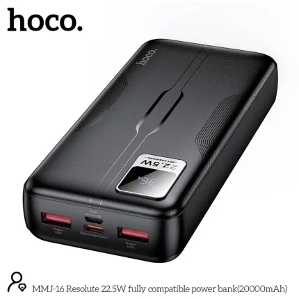 Hoco MMJ-16 Resolute Power Bank 20000mAh high-speed USB-A USB-C