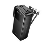 Hoco MMJ13 Rest 30000mAh Power Bank – Built-in Lightning, Micro & Type-C Cables