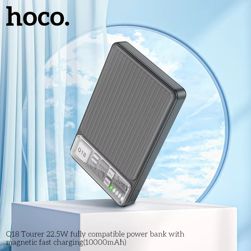 Hoco Q18 22.5W 10000mAh Wireless Magnetic Power Bank fast charging solution