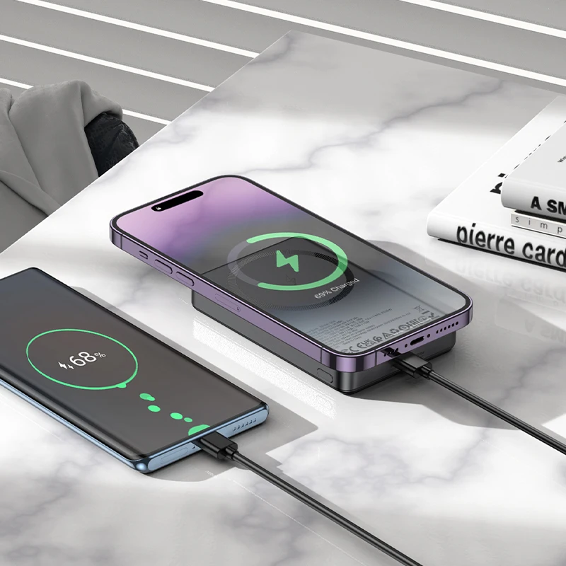 Hoco Q34 PD 20W fast charging magnetic power bank