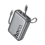 Hoco Q39 Eminete portable 20000mAh power bank with USB-C and Lightning built-in cables
