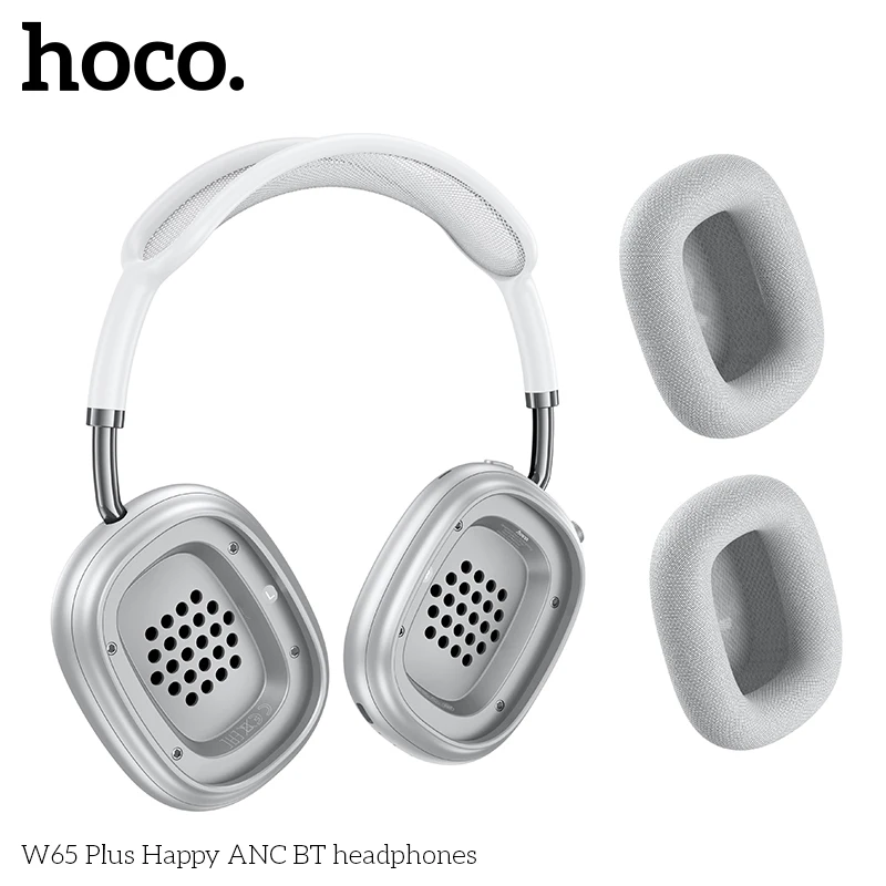 Hoco W65 Plus ANC over-ear wireless headphones with active noise cancellation