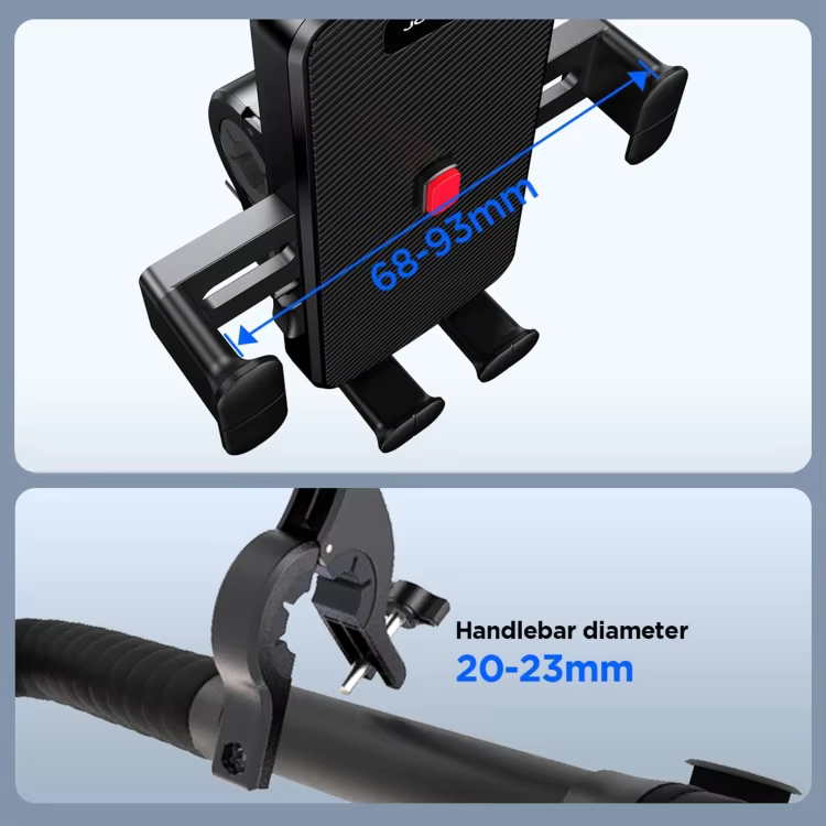 JOYROOM JR-OK7 Bike Phone Mount Holder one-button auto lock design