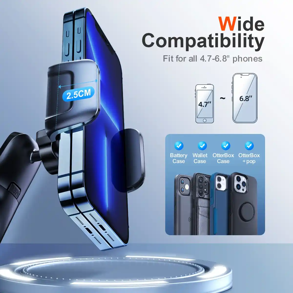 JOYROOM JR-ZS284 Secure Car Phone Holder for iPhone