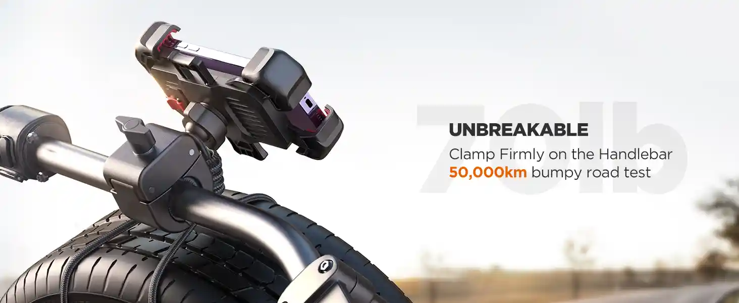 JOYROOM JR-ZS288 Motorcycle Phone Mount with auto-shrink 4-claw design