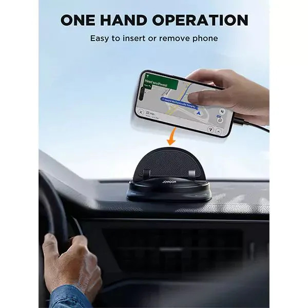 Joyroom JR-ZS354 car phone holder mounted on dashboard