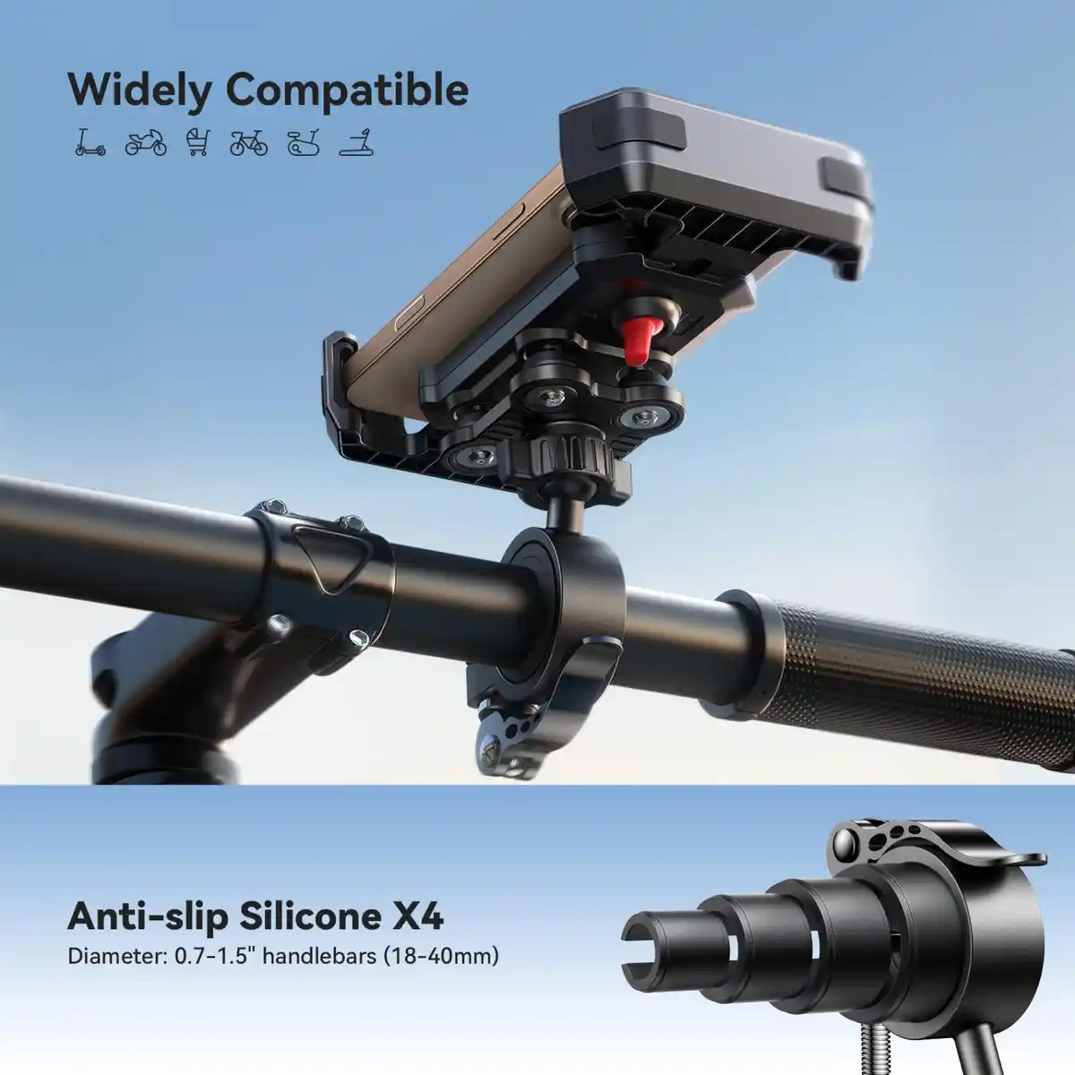 Joyroom JR-ZS428 Shockproof Bike Phone Mount anti-vibration design