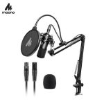Maono AU-A03 Condenser Microphone Kit studio setup