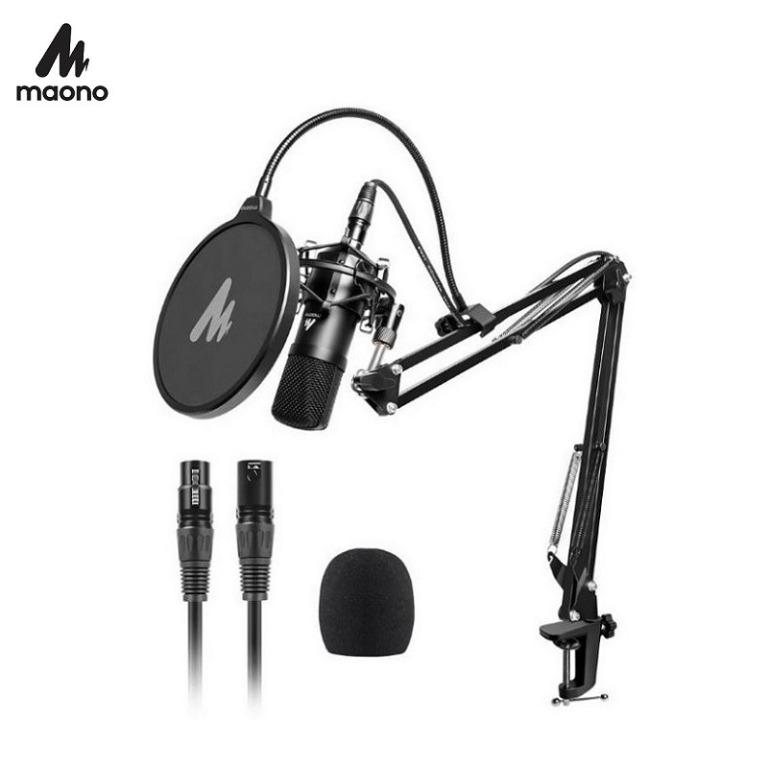 maono-au-a03-condenser-microphone-kit Maono AU-A03 Condenser Microphone Kit studio setup