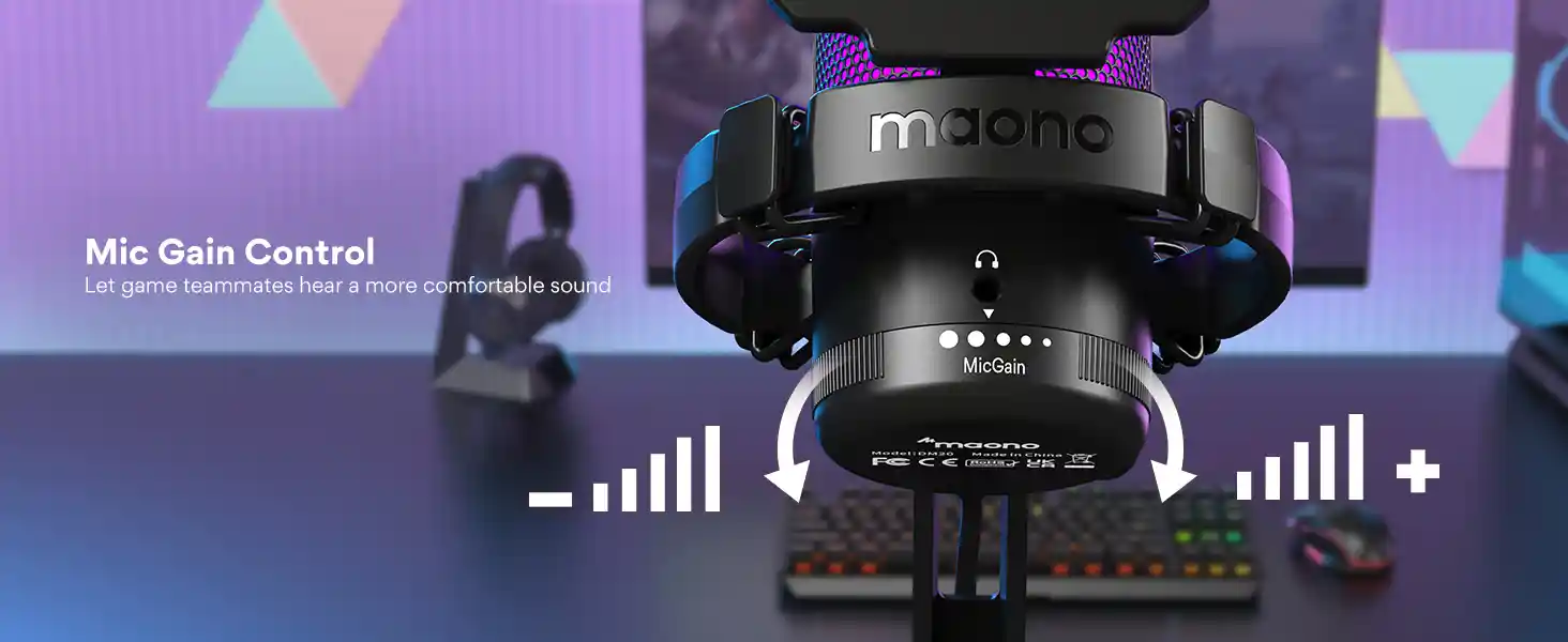 MAONO DGM20 condenser mic for gaming