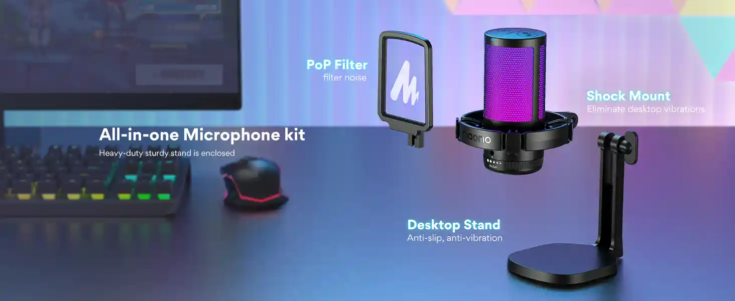 MAONO DGM20 USB mic with mute button