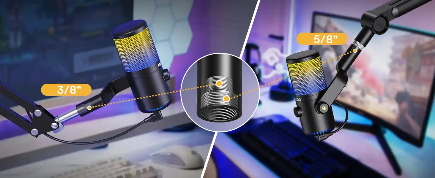 Professional MAONO DM30 USB Microphone cardioid pattern