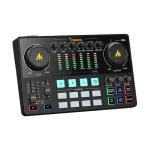 High-quality MAONO MAONOCASTER AME2 Audio Interface with 10-channel mixer for podcasting and streaming.
