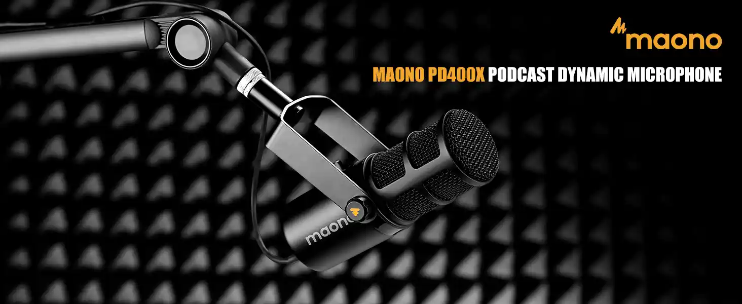 MAONO PD400X Dynamic Microphone for podcasting and streaming