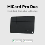 MiLi MiCard Pro Duo Anti-Loss Digital Business Card in wallet