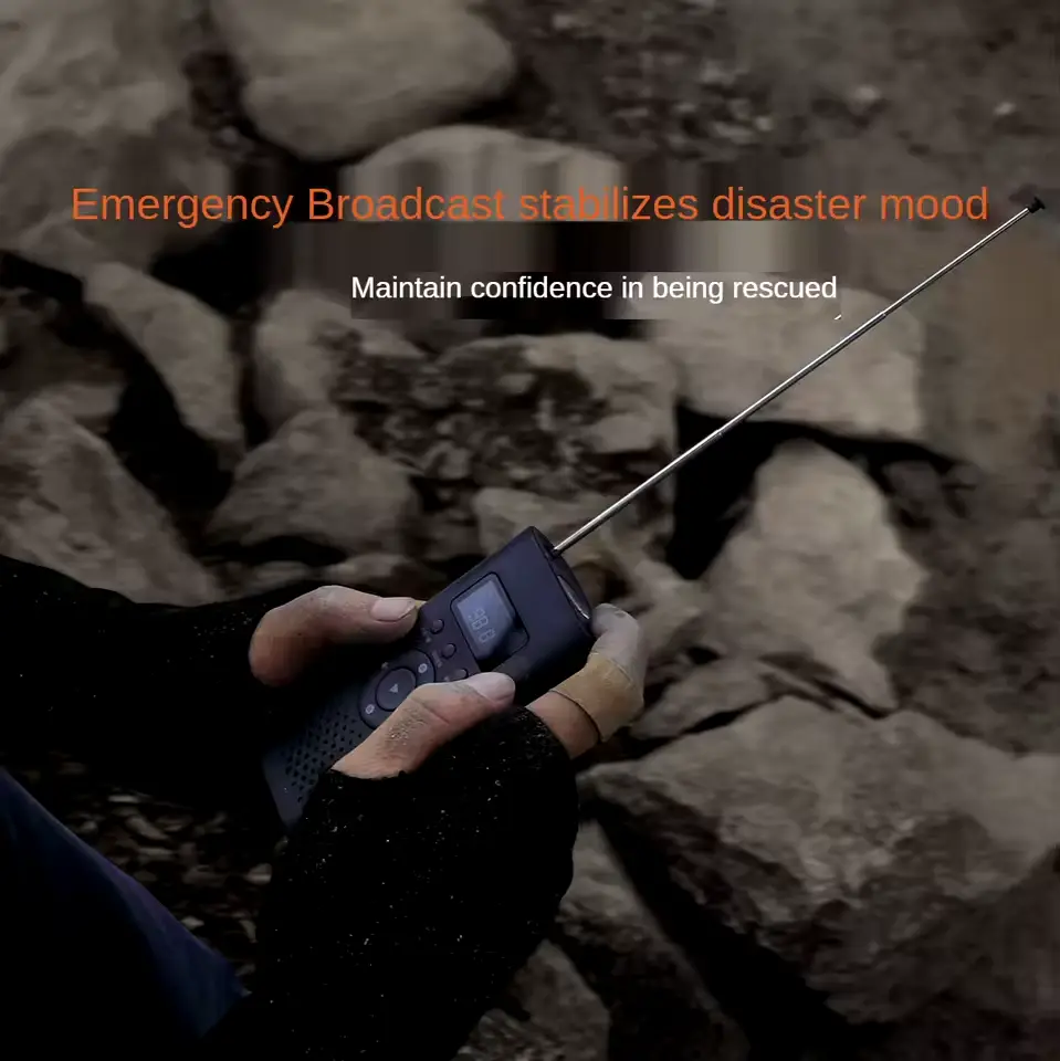 NexTool 6-in-1 Emergency Radio 4500mAh power bank for charging