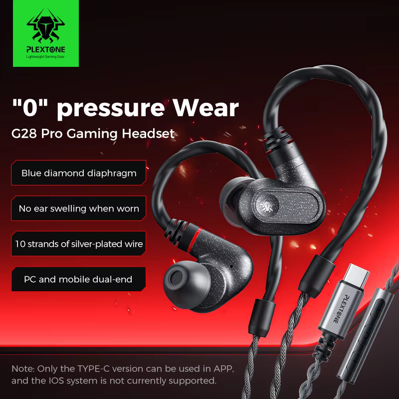 PLEXTONE G28 Pro Dual Magnet Driver Earphones