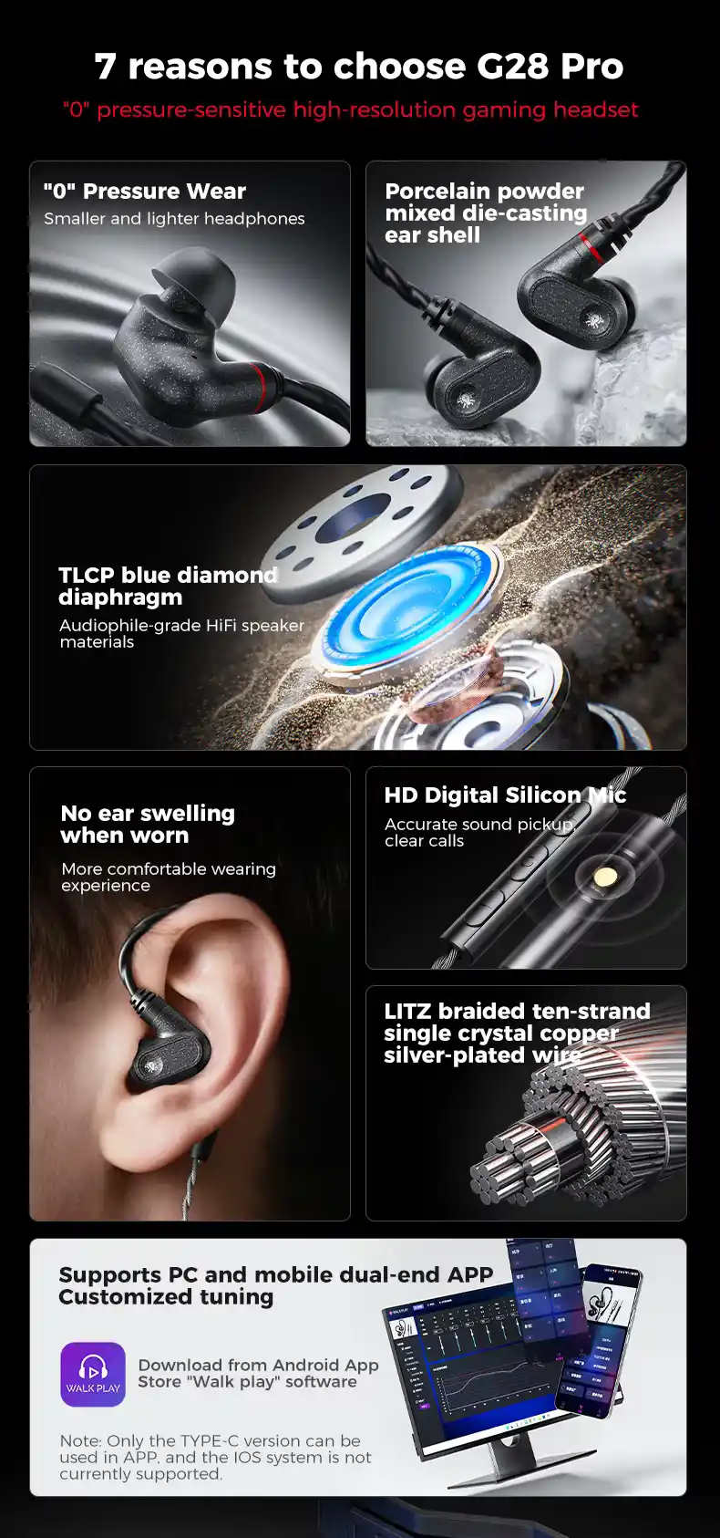 PLEXTONE G28 Pro 40kHz High Resolution Audio