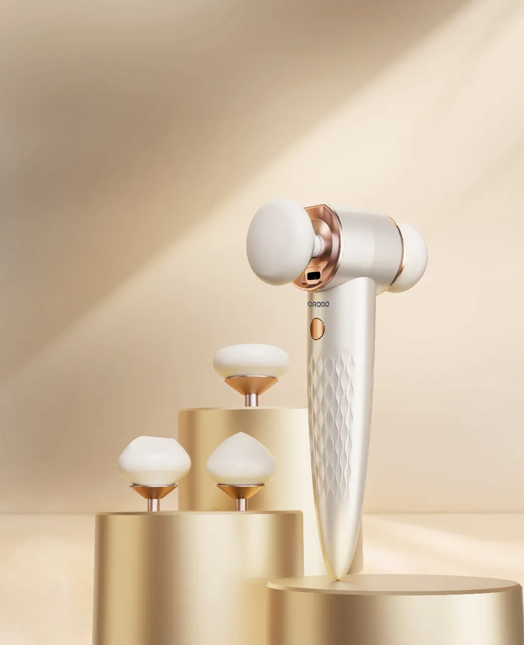 Porodo Dual Head Magnetic Electric Beauty Blender with 3 speed levels