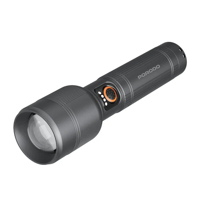 porodo-lifestyle-lumalite-1200 (3) Porodo Lifestyle Lumalite 1200 Rechargeable Flashlight for camping and outdoor use
