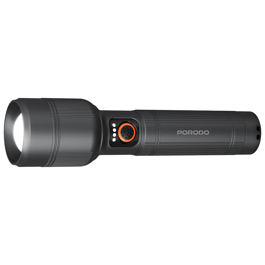 porodo-lifestyle-lumalite-2500 (1) Porodo Lifestyle Lumalite 2500 Rechargeable Flashlight ultra bright 2500 lumens