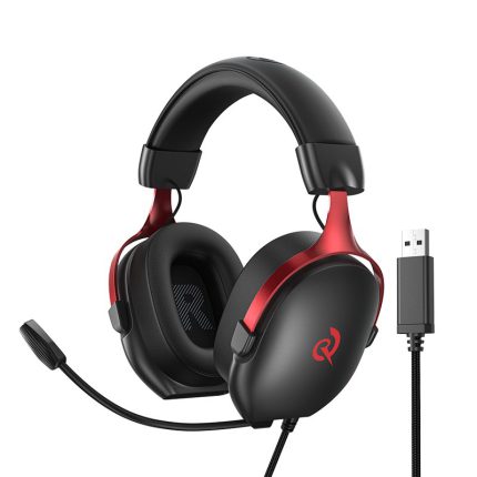 QCY Heroad VN200 PRO H7GM 7.1 USB Wired Gaming Headset | RGB, PS4/PS5/PC Compatible