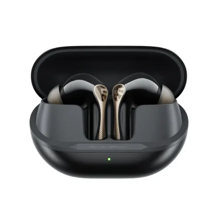 SoundPEATS Air5 Pro+ earbuds with XMEMS speakers and Hi-Res audio features