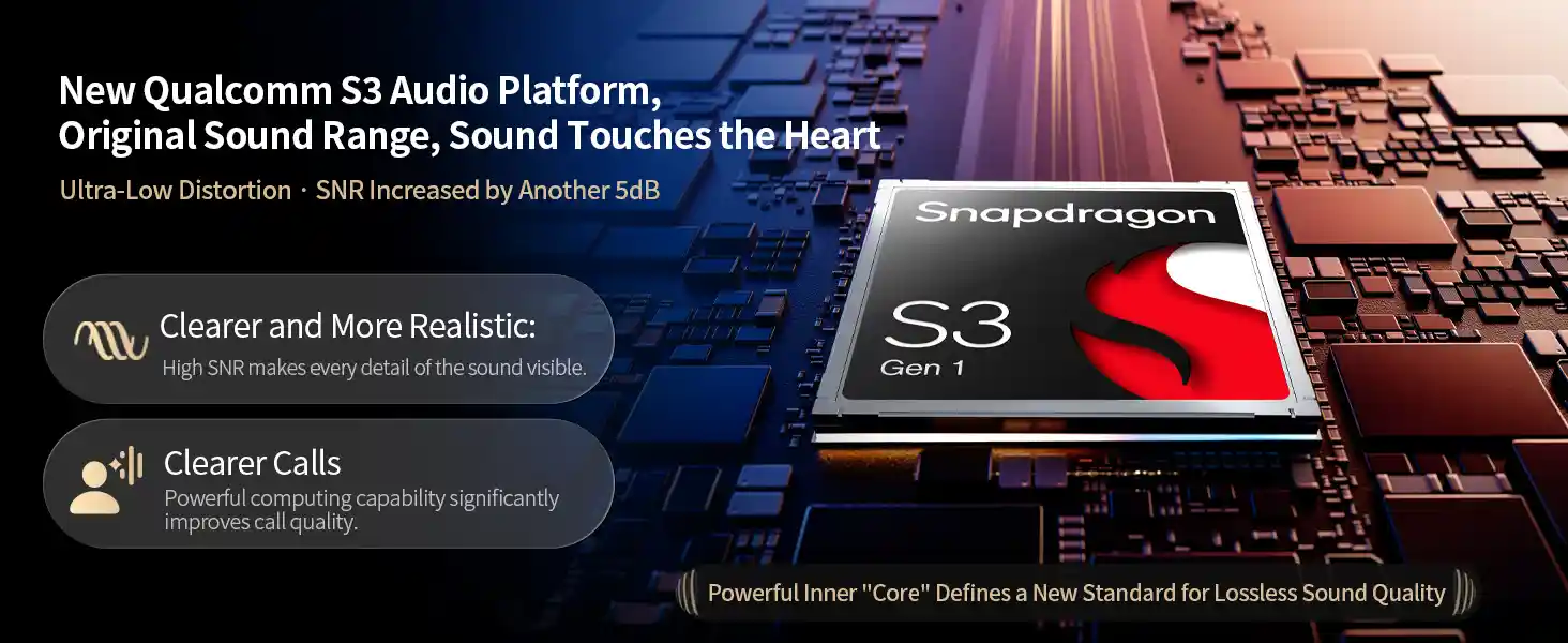 SoundPEATS Air5 Pro Plus Bluetooth earbuds supporting aptX Lossless codec