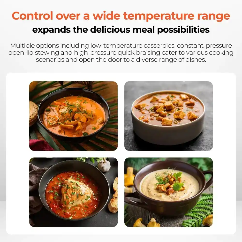 Xiaomi Electric Pressure Cooker 4.8L front view high-quality image